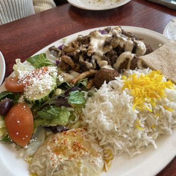Pom & Olive - Combination Platter - Mediterranean Near Me - Costa Mesa, California Pom & Olive - Combination Platter - Mediterranean Near Me - Costa Mesa, California