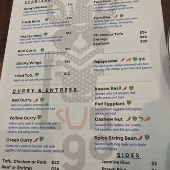 Lungo Thai Eatery - Dinner menu may 2026 - Breakfast & Brunch Near Me - Mountain View, California