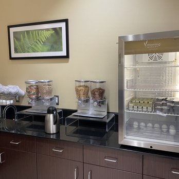 Sleep Inn & Suites Bismarck I-94 - No yogurt on Monday. There are boiled eggs in the fridge, as well as butter and cream cheese. Cereals are on the left. - Hotels Near Me - Bismarck, North Dakota Sleep Inn & Suites Bismarck I-94 - No yogurt on Monday. There are boiled eggs in the fridge, as well as butter and cream cheese. Cereals are on the left. - Hotels Near Me - Bismarck, North Dakota