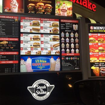 Steak ’n Shake - Drive thru menu - American Near Me - Orlando, Florida