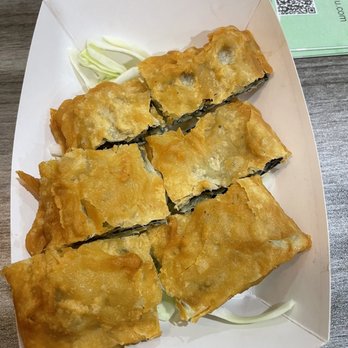 Harmony Vegetarian Restaurant - fried tofu with seaweed - Chinese Near Me - Atlanta, Georgia