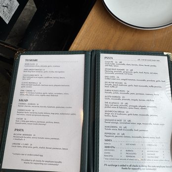 DAMNFiNE pizza - Menu July 2025 - Pizza Near Me - San Francisco, California