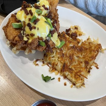 Urban Egg - Belleview - Chicken and waffles Benedict - Breakfast & Brunch Near Me - Denver, Colorado