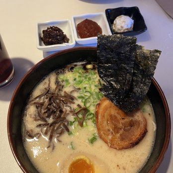 Ramen Tatsu-Ya - Tonkotsu Sho - yu Spicy Bomb Corn Bomb - Ramen Near Me - Austin, Texas Ramen Tatsu-Ya - Tonkotsu Sho - yu Spicy Bomb Corn Bomb - Ramen Near Me - Austin, Texas