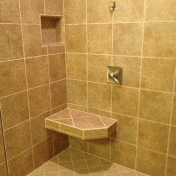 Ed Vetter Tile - a corner shower - General Contractors Near Me Ed Vetter Tile - a corner shower - General Contractors Near Me