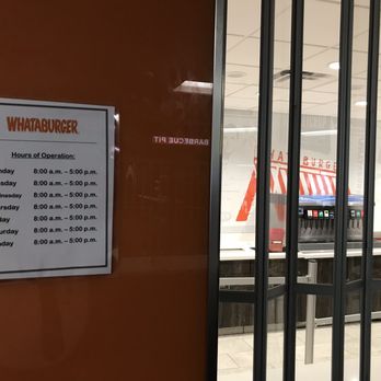 Whataburger - DFW terminal E whataburger hours reduced. 8am-5pm daily. - Fast Food Near Me - DFW Airport, Texas Whataburger - DFW terminal E whataburger hours reduced. 8am-5pm daily. - Fast Food Near Me - DFW Airport, Texas