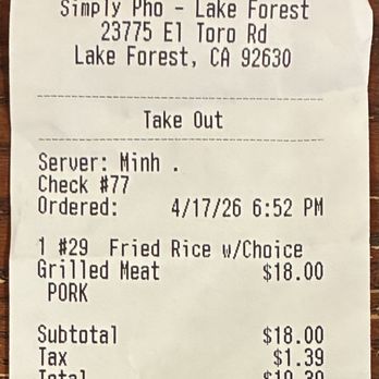 Simply Pho - Vietnamese Near Me - Lake Forest, California Simply Pho - Vietnamese Near Me - Lake Forest, California