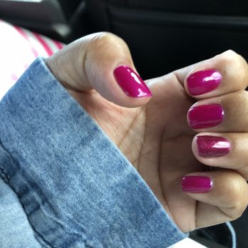 Diamond Nails - Gel Manicure by Diana! Quick, clean, simple! Beautiful summer-ish berry color - Nail Salons Near Me - Fullerton, California Diamond Nails - Gel Manicure by Diana! Quick, clean, simple! Beautiful summer-ish berry color - Nail Salons Near Me - Fullerton, California