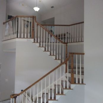 A Fresh Start Painting - Walls, trim, pickets and risers on stairwell - Painters Near Me - Melbourne, Florida A Fresh Start Painting - Walls, trim, pickets and risers on stairwell - Painters Near Me - Melbourne, Florida