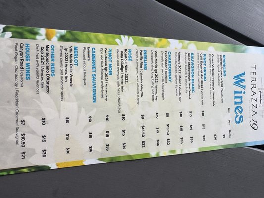 Menu photo 1 Terrazza 19 Myrtle Beach, SC Menu photo 1 Terrazza 19 Myrtle Beach, SC