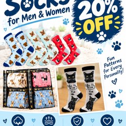 Exterior outside entrance of The Pet Shop - Socks for men & women - 20% off
(see link below)
https://www.thepetshopsonline.com/collections/socks - Vacaville, California Exterior outside entrance of The Pet Shop - Socks for men & women - 20% off
(see link below)
https://www.thepetshopsonline.com/collections/socks - Vacaville, California