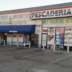 El Navegante Fish Market - The Fish market front view.