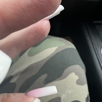 Luxury Nails - The way they let me leave. My nails were awful. - Nail Salons Near Me - Fishers, Indiana
