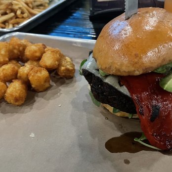 Legends Tavern & Grille - Black Bean Burger - Sports Bars Near Me - Plantation, Florida