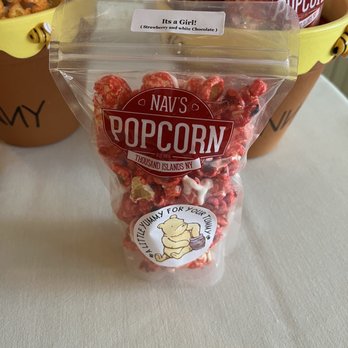 Nav's Popcorn - Strawberries and cream popcorn - Popcorn Shops Near Me - Syracuse, New York Nav's Popcorn - Strawberries and cream popcorn - Popcorn Shops Near Me - Syracuse, New York