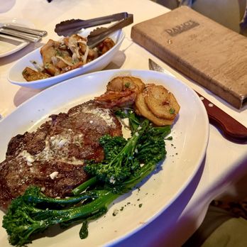 Dario's Steakhouse & Seafood - Rib eye was a perfect medium and the veggies were fresh and crisp. - New American Near Me - Cypress, Texas Dario's Steakhouse & Seafood - Rib eye was a perfect medium and the veggies were fresh and crisp. - New American Near Me - Cypress, Texas