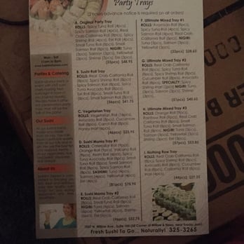Sashimi Express - Menu - Sushi Bars Near Me - Clovis, California