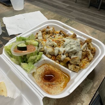Falafel Corner - Chicken platter - Halal Near Me - Granite Bay, California