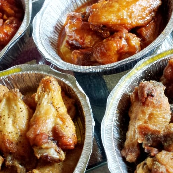 ATL Wings - Honey habanero, honey mustard, garlic parmesan (dry rub), and garlic pepper (dry rub). - Chicken Wings Near Me - Chandler, Arizona