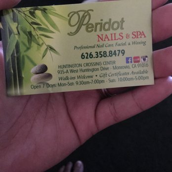 Peridot Nails & Spa - Nail Salons Near Me - Monrovia, California