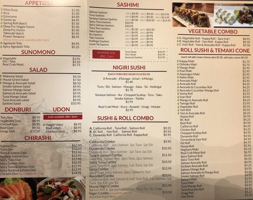 Menu photo 2 Sushi Bros Vancouver, BC