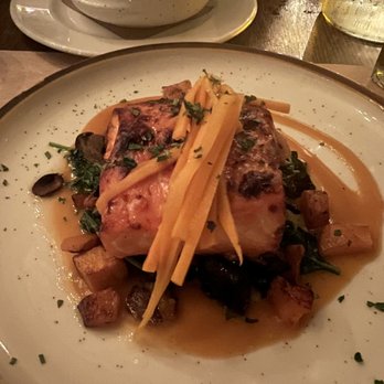Old Fields Restaurant - Organic Wild King Salmon - New American Near Me - Port Jefferson, New York