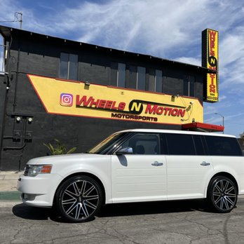 Wheels N Motion - 2011 Ford Flex on 22" Curva Concept wheels style C48 with Machine Black finish on Lionhart tires - Tires Near Me - Pomona, California Wheels N Motion - 2011 Ford Flex on 22" Curva Concept wheels style C48 with Machine Black finish on Lionhart tires - Tires Near Me - Pomona, California