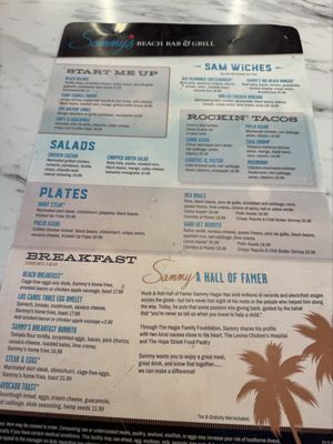Menu photo 2 Sammy Hagars Beach Bar And Grill Charlotte, NC Menu photo 2 Sammy Hagars Beach Bar And Grill Charlotte, NC