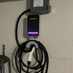 JuiceBox level 2 charger with a DCC-12 unit