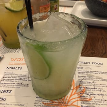 Wahaca - Classic Margarita in a short small glass. Not worth the 6.95£ price!! - Mexican Near Me - London, XGL