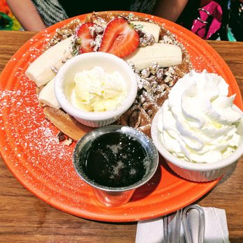 Eight AM - Banana nut waffle - New American Near Me - San Francisco, California Eight AM - Banana nut waffle - New American Near Me - San Francisco, California