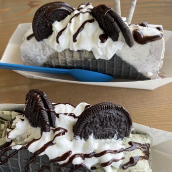 Taco ‘Bout Sweets - Matcha coo Matcha Monster & Cookies and Cream - Ice Cream & Frozen Yogurt Near Me - Redlands, California