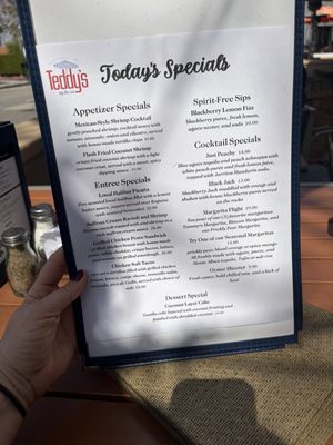 Menu photo 4 Teddy's By The Sea Carpinteria, CA