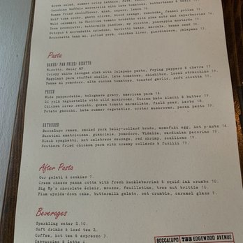 BoccaLupo - Food menu - Italian Near Me - Atlanta, Georgia