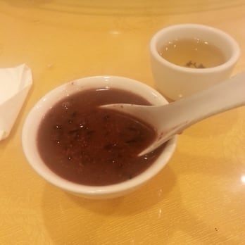 Moon Garden Restaurant - Complimentary dessert. .. sweet red beans - Seafood Near Me - Honolulu, Hawaii Moon Garden Restaurant - Complimentary dessert. .. sweet red beans - Seafood Near Me - Honolulu, Hawaii