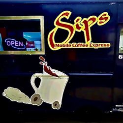 Sips Moblie Coffee Express - They make deliveries & will come to your house... plus they are a Christian company ...perfection Christian
