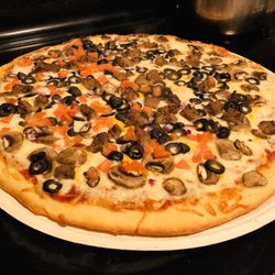Papa Murphy's - Cheese pizza- we DIY/add our own toppings