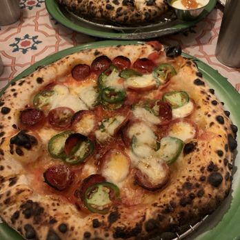 The Turning Peel - Pepperoni Jalapeño hot honey - Pizza Near Me - Portland, Oregon The Turning Peel - Pepperoni Jalapeño hot honey - Pizza Near Me - Portland, Oregon