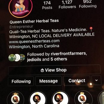 Queen Esther Herbal Teas - The Queen of Teas! - Coffee & Tea Near Me - Wilmington, North Carolina Queen Esther Herbal Teas - The Queen of Teas! - Coffee & Tea Near Me - Wilmington, North Carolina