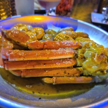 Cove Restaurant & Lounge - Garlic butter crab legs, shrimp, corn and potato - Venues & Event Spaces Near Me - Queens, New York
