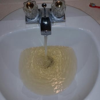 Brown Water Coming Out Of The Faucets And Toilet Yelp