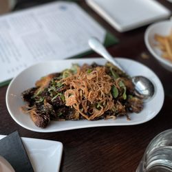 LoLo American Kitchen & Craft Bar Hudson - Fried Brussels Sprouts Fish Sauce