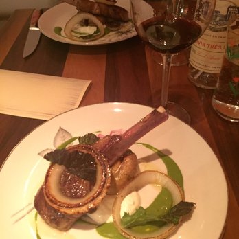 Mabel Gray - Colorado lamb chop paired with Sauvignon Franc. - New American Near Me - Hazel Park, Michigan