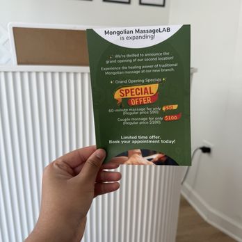 Mongolian Massage Lab - Specials - Massage Therapy Near Me - Chicago, Illinois