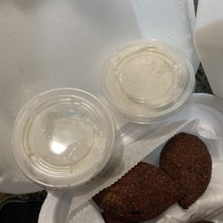 New Kabob Eden - Their garlic is The BEST! Fried kibbie the best I've had! 6 to an order for $9.