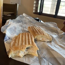 a sandwich and a drink a sandwich and a drink