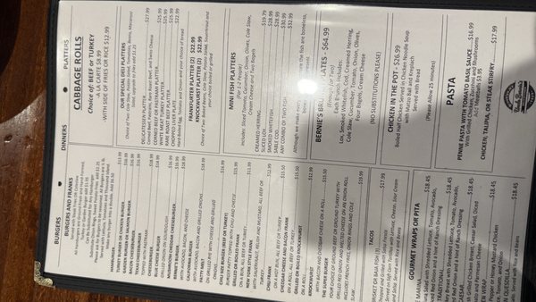 Menu photo 1 Uncle Bernie's Deli Encino, CA Menu photo 1 Uncle Bernie's Deli Encino, CA