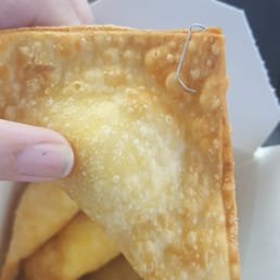 Found a staple in my wonton order... How does this happen? Found a staple in my wonton order... How does this happen?