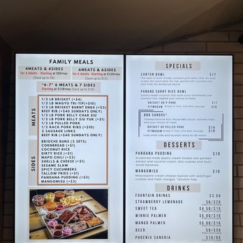 Smoke Queen Barbecue - menu - Barbeque Near Me - Garden Grove, California