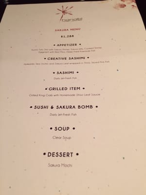 Menu photo 4 Hanabi Hong Kong, HK